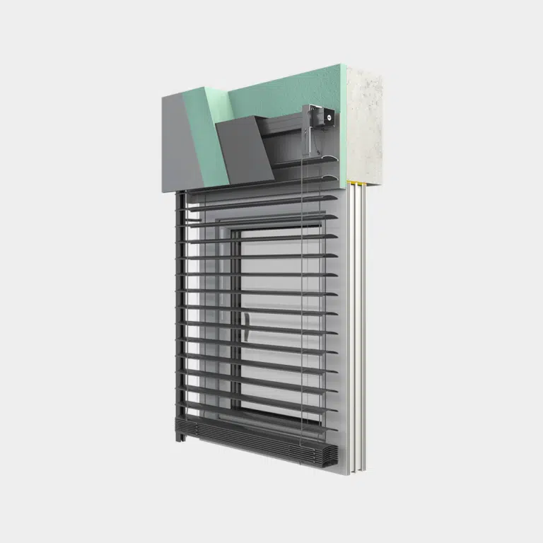 Raffstore Basic mit flexiblem Zubehör. Universell einsetzbar