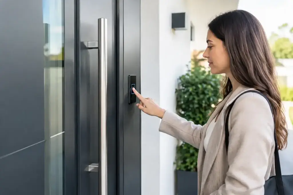 Vergleichstest Haustüren mit Fingerprint im Check